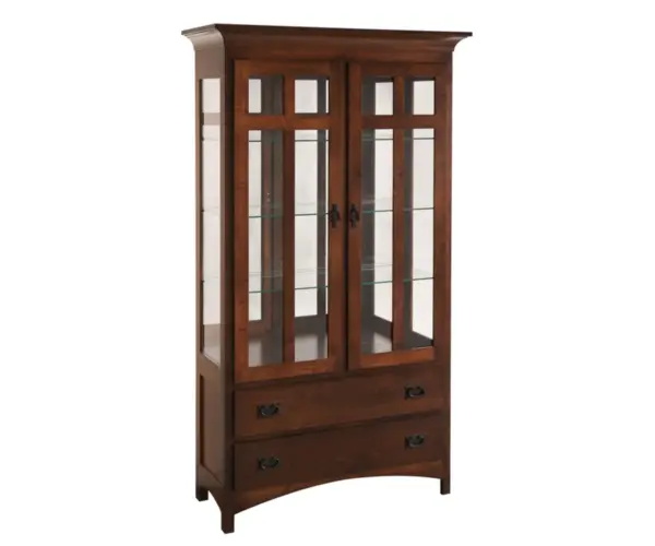 2 Drawer Mission Curio