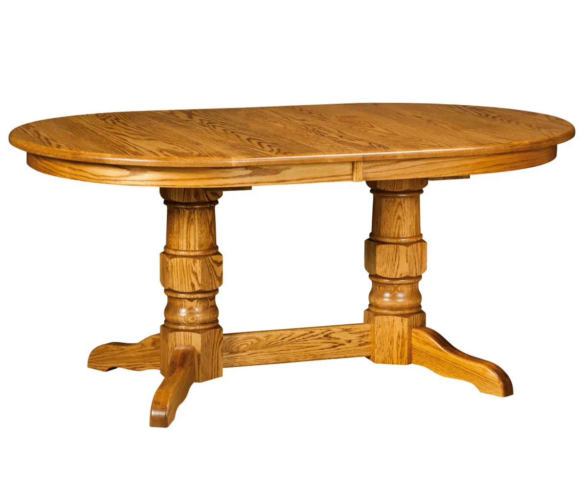 Preston Double Pedestal Table