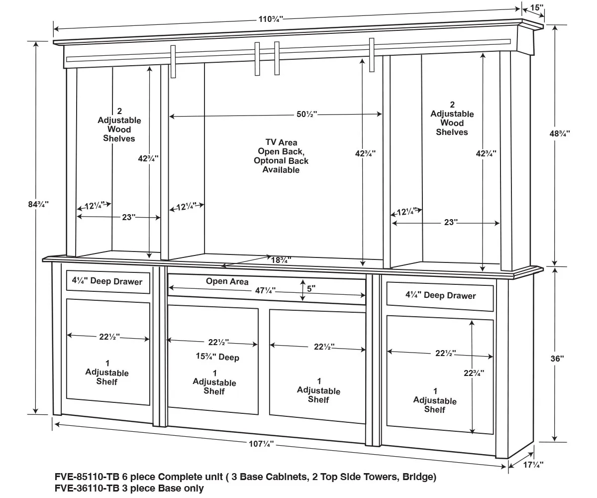 Timbra Wall Unit - Image 2