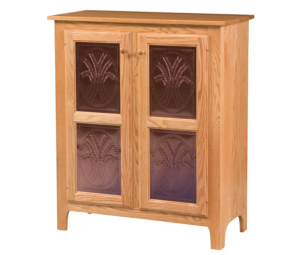 Classic Copper Panel Pie Safe
