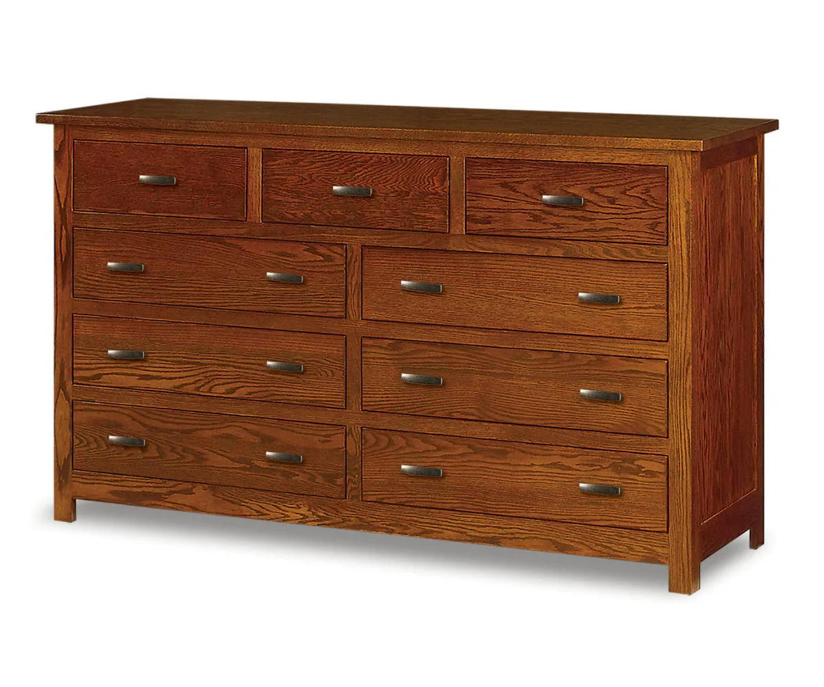 Flush Mission 9 Drawer Dresser