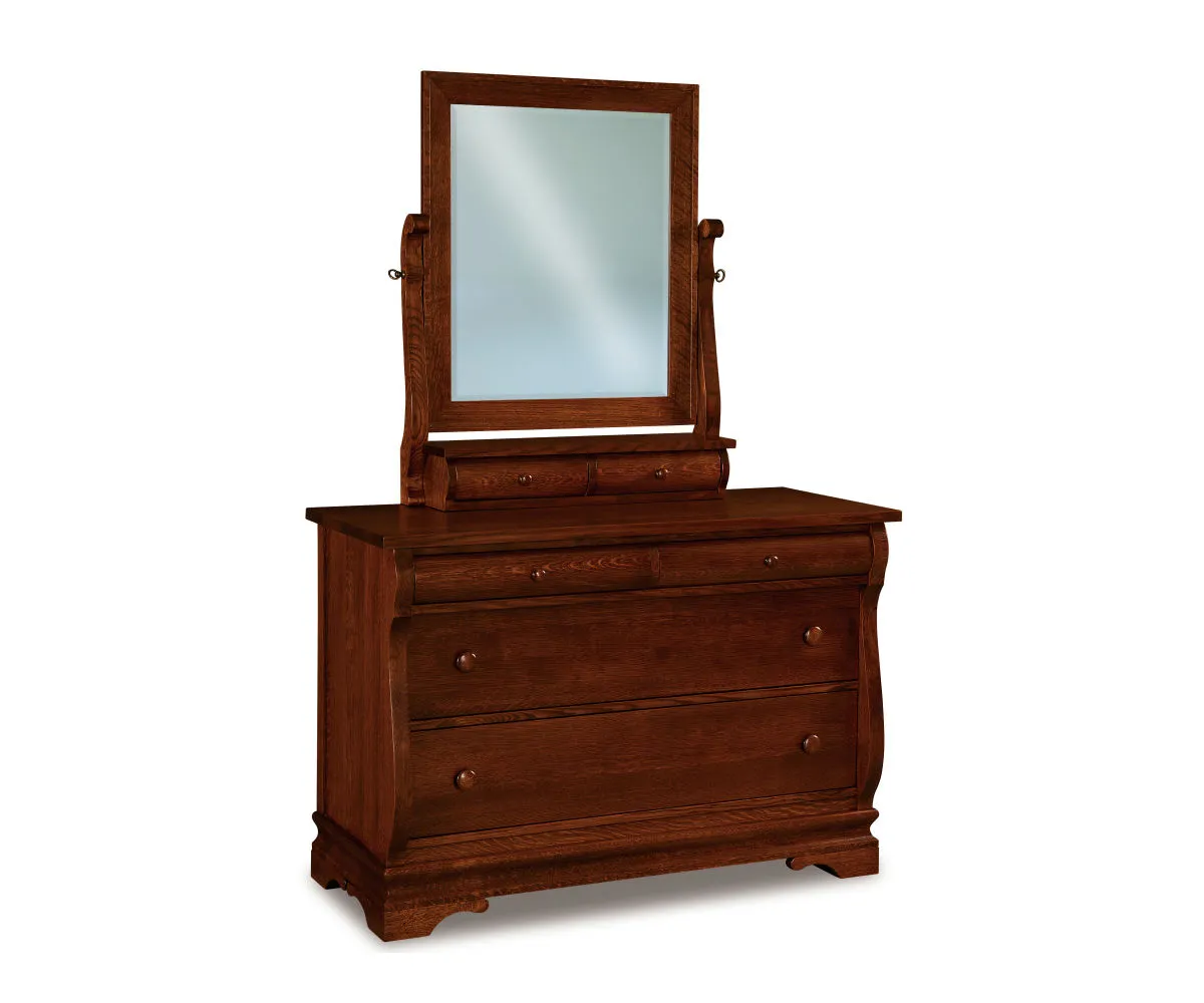Chippewa Sleigh 4 Drawer Dresser - 49"W