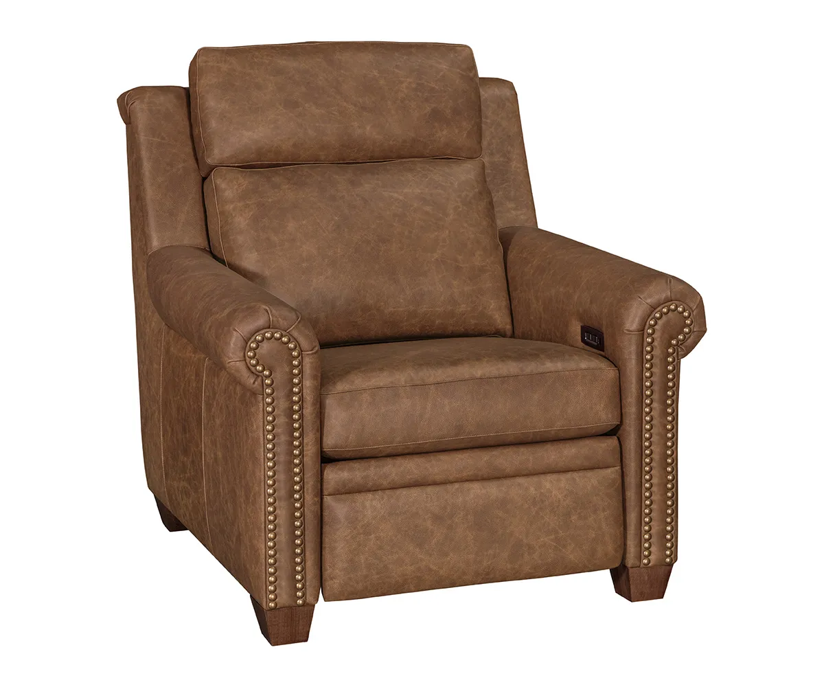 Remington Chair Recliner with Tilt Headrest - Rolled Arm